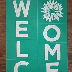 NEW RETIRED Chalk Couture transfer - WELCOME SIGNPOST